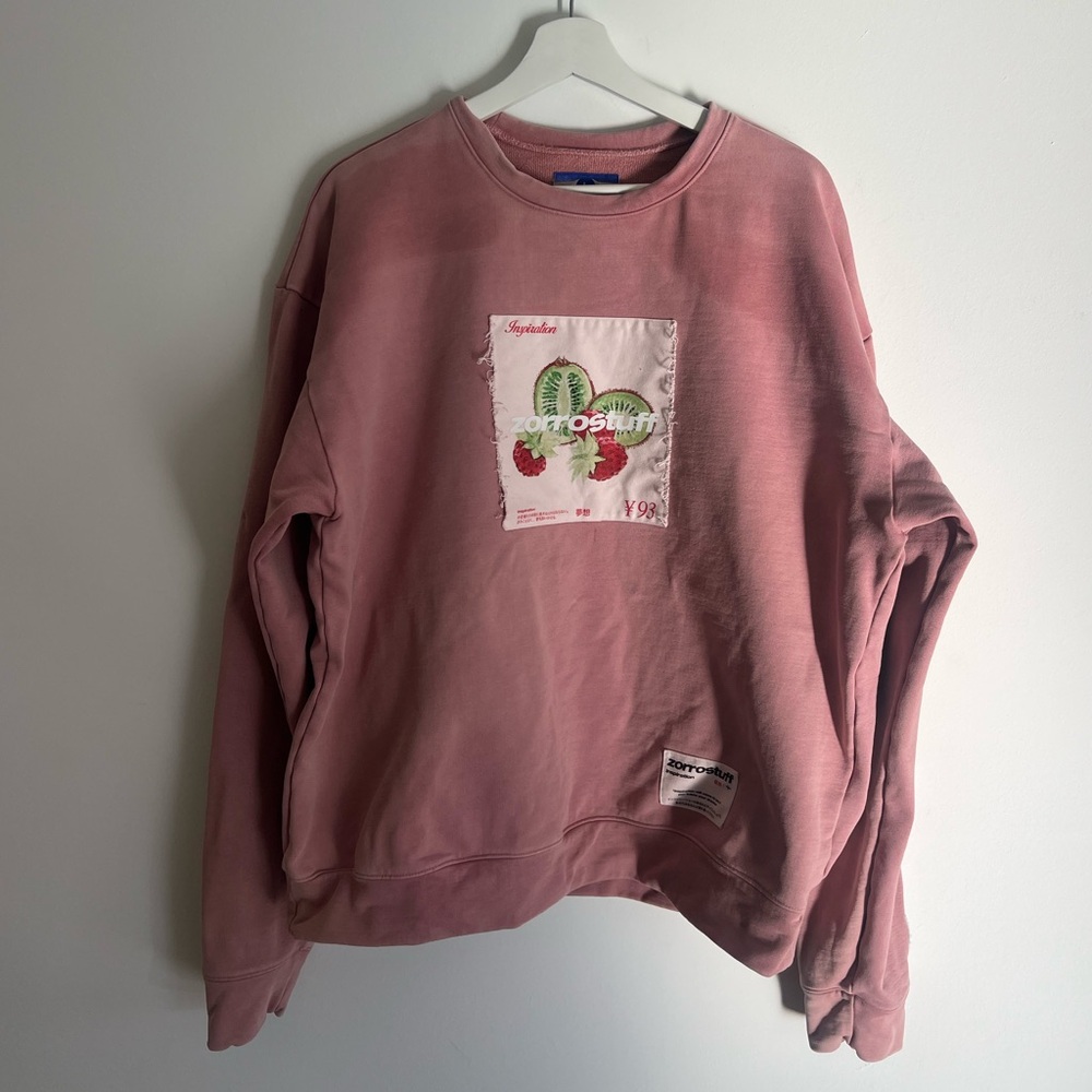 Zorro Stuff Pink Graphic Sweatshirt